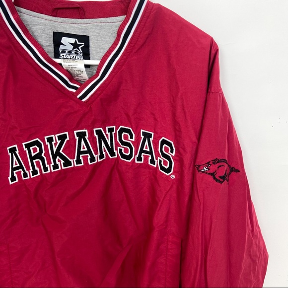 Arkansas RazorBack Vintage Starter Pull Over - Picture 2 of 4